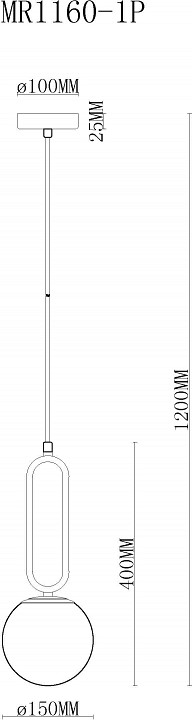 Подвесной светильник MyFar Pierre MR1160-1P - 4