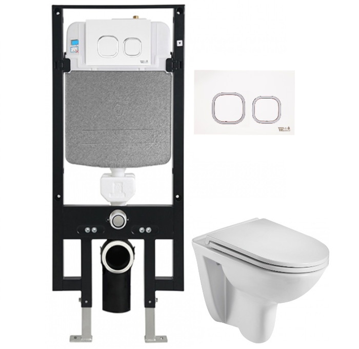 Комплект Weltwasser AMBERG 497 + BAARBACH 004 GL-WT + AMBERG RD-WT  10000006594 - 0