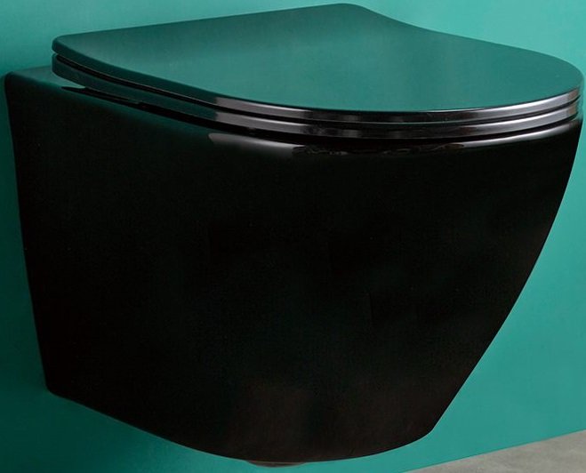 Унитаз Gid Tr2198-18, черный - 1