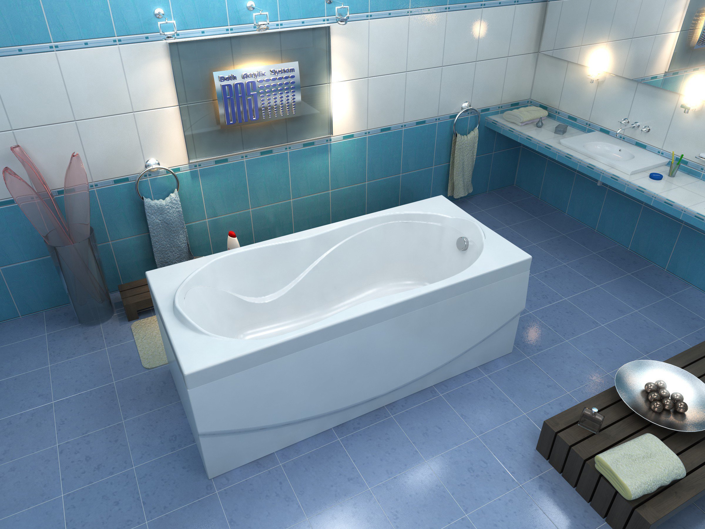 Акриловая ванна Bas Ямайка 180x80 см В 00044 - 2