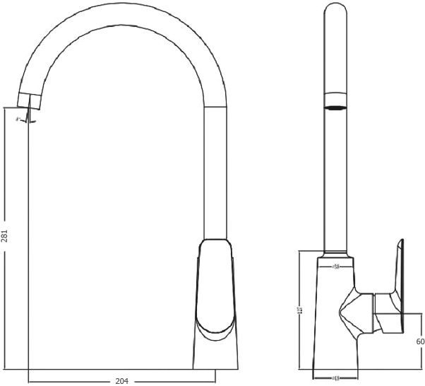 Смеситель Iddis Cloud CLOWG00I05 для кухонной мойки - 2