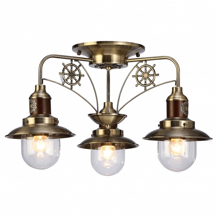 Потолочная люстра Arte Lamp Sailor A4524PL-3AB - 0