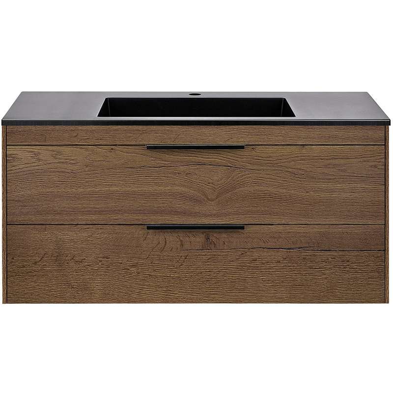 Тумба под раковину Vincea Chiara 100 темное дерево VMC-2C2100TO - 3