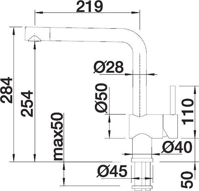 Смеситель для кухонной мойки Blanco Linus белый  516692 - 2