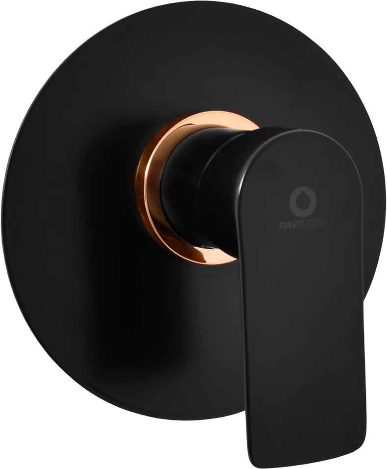 Смеситель для душа Rav Slezak Vltava черный матовый - золото VT483LCMATZ - 0