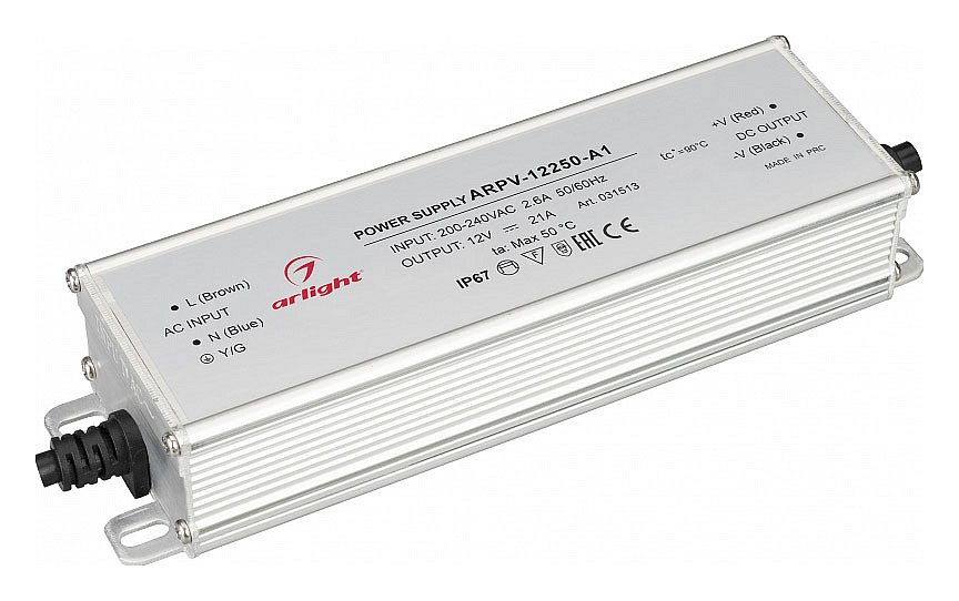Блок питания Arlight ARPV-12250-A1 12V 252W IP67 21A 031513 - 0