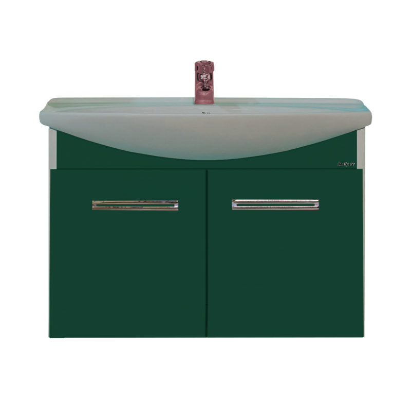 Джулия - 75 Тумба подвесная зеленая Л-Джу01075-0810По - 0