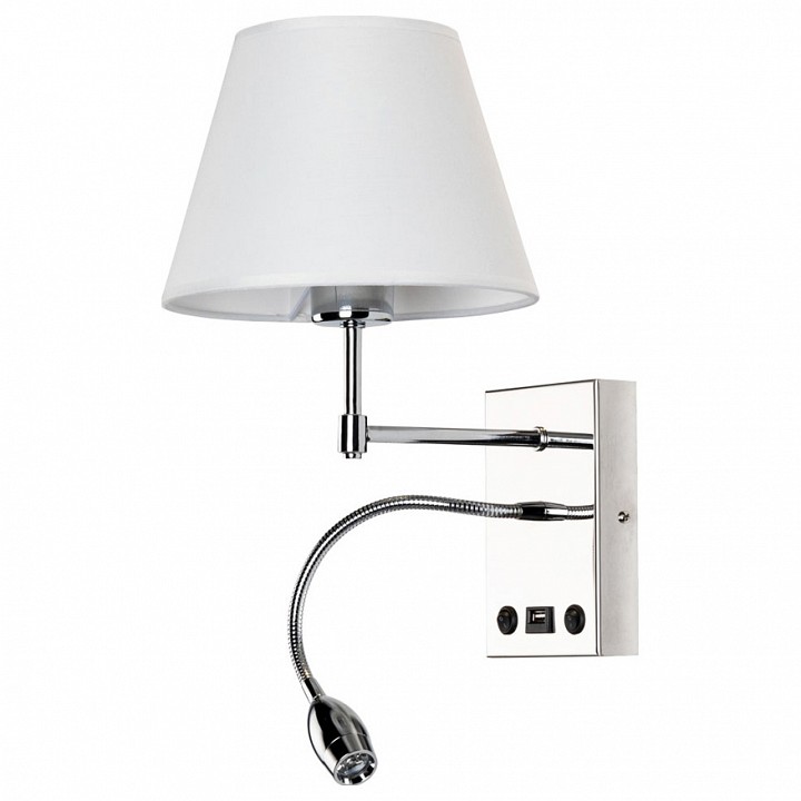 Бра с подсветкой Arte Lamp Elba A2581AP-2CC - 0