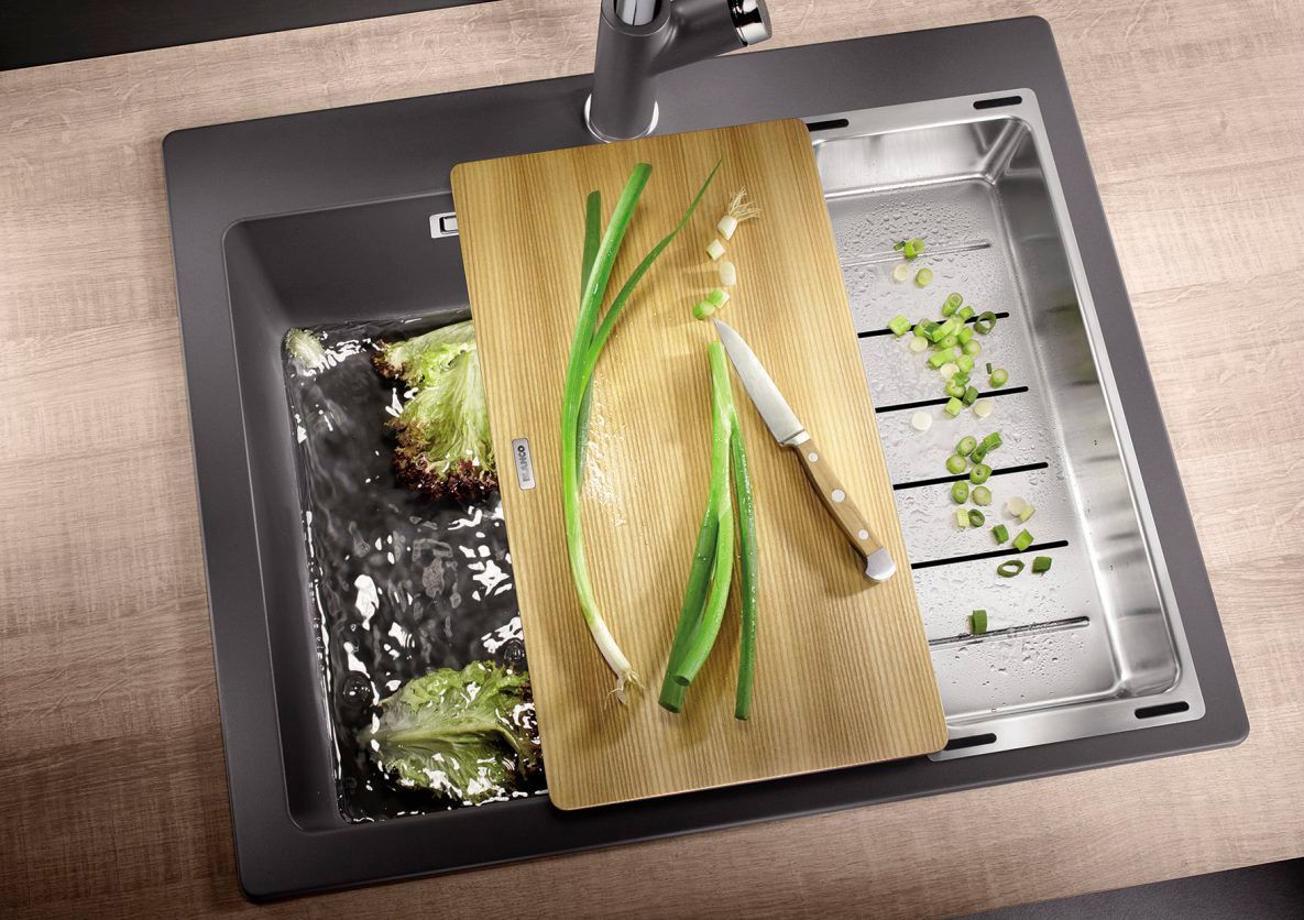 Мойка из гранита Blanco Pleon серый  521679 - 1