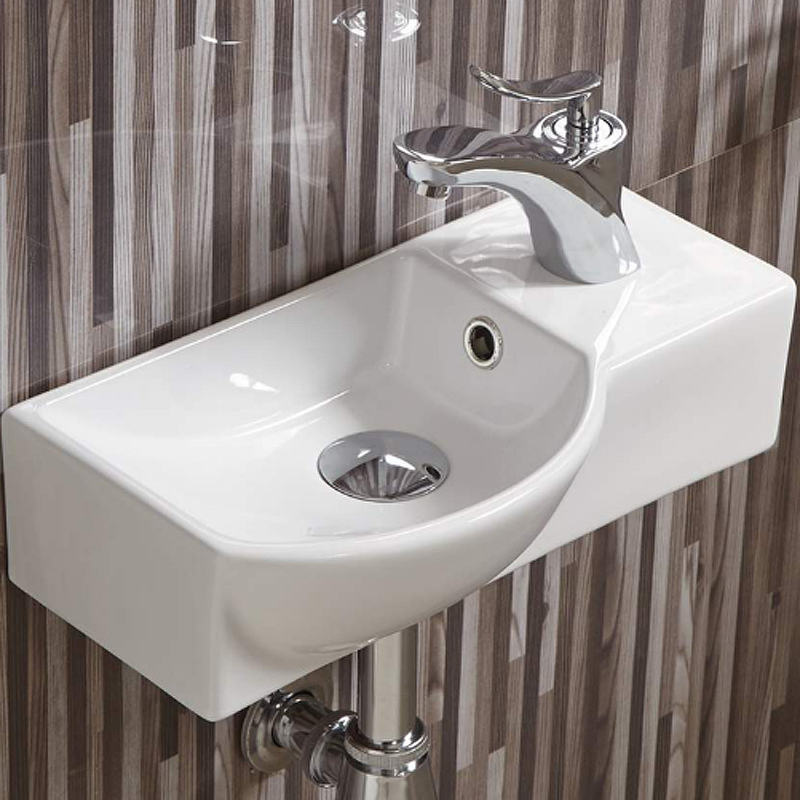 Раковина подвесная WeltWasser WW AISBACH 7940 GL-WT R 40 белый  10000008687 - 0