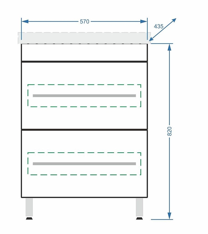 Тумба под раковину Stella Polar Ванесса Сомо 60 белый SP-00000218 - 5