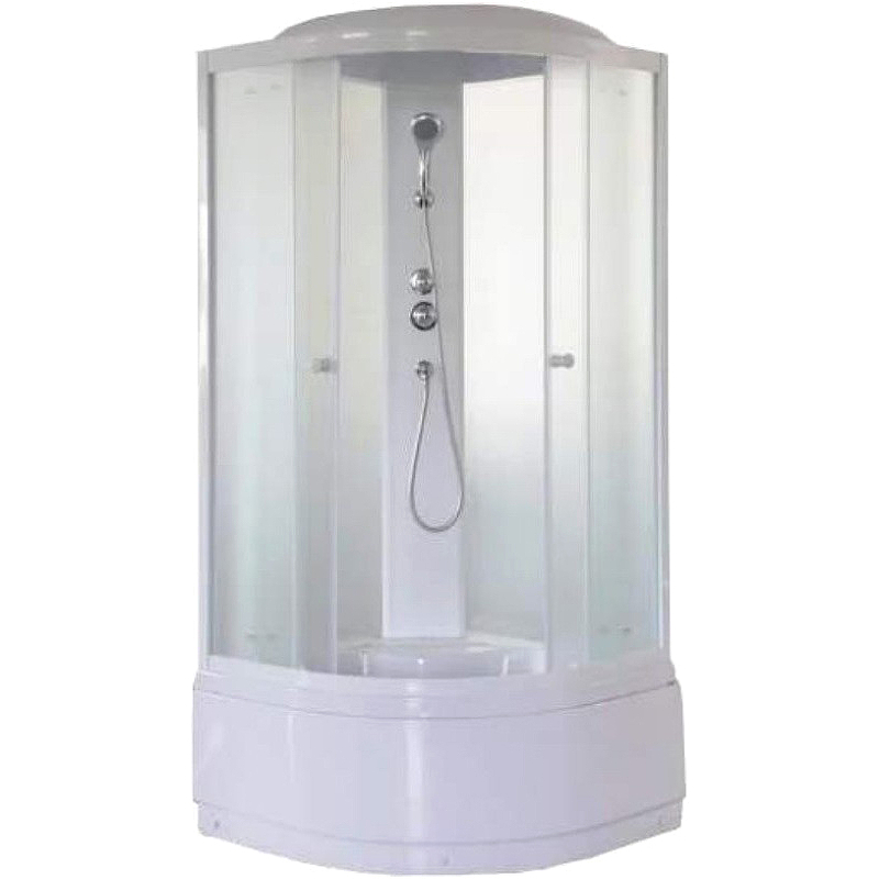 Душевая кабина Parly Tomorrow 80х80 белая стекло матовое EF821 - 0