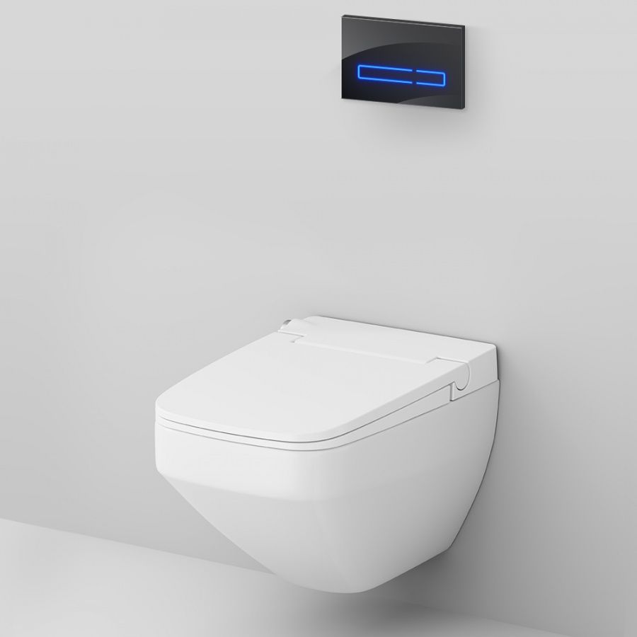 Комплект AM.PM Inspire V2.0 IS450A38.CCC50A сиденье с электронным биде, сенсорная кнопка - 2