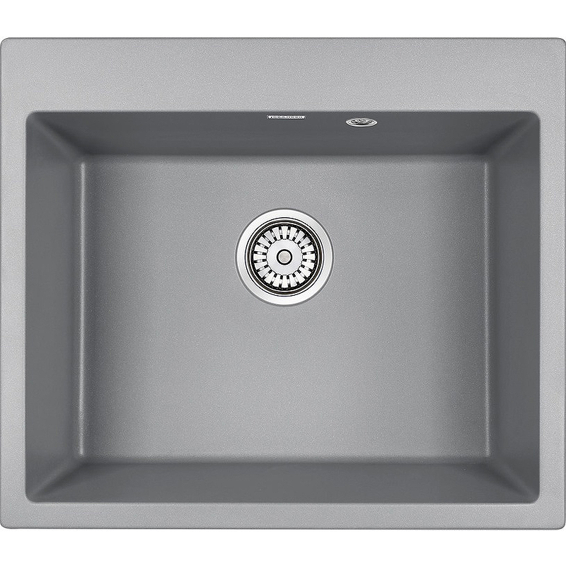 Мойка кухонная Paulmark Kante 60 серый матовый PM106052-GRM - 0