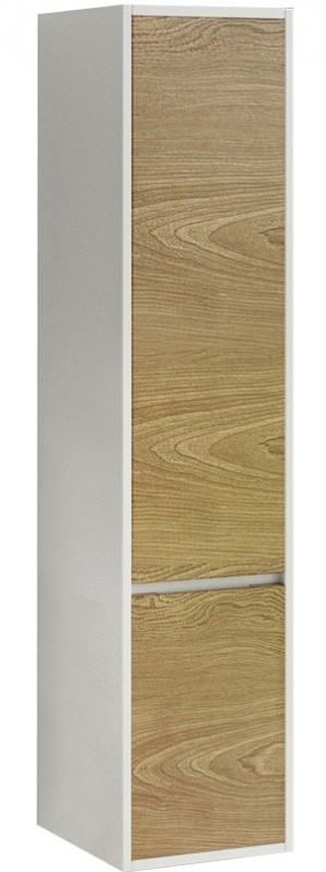 Шкаф-пенал Sanvit Мэри 30 с бельевой корзиной светлое дерево - белый pmerycol - 0