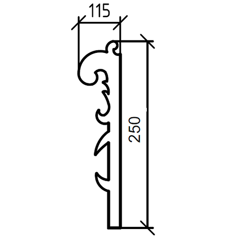 Ножки для тумбы Boheme Armadi Art Ajur nova 25 золото 883-G - 2