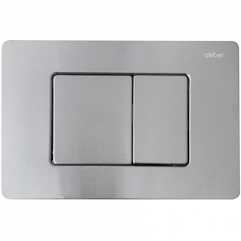 Клавиша смыва Abber хром матовый AC0120MCH - 0