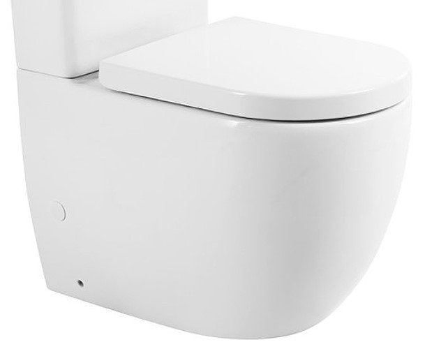 Чаша унитаза компакт BelBagno Sfera-TR без бачка и сиденья белый BB2128CPR - 0