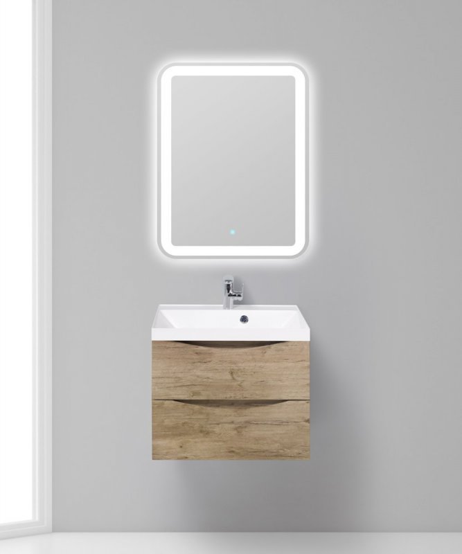 Тумба под раковину Belbagno Marino 60 светлое дерево MARINO-600-2C-SO-RG-P - 16