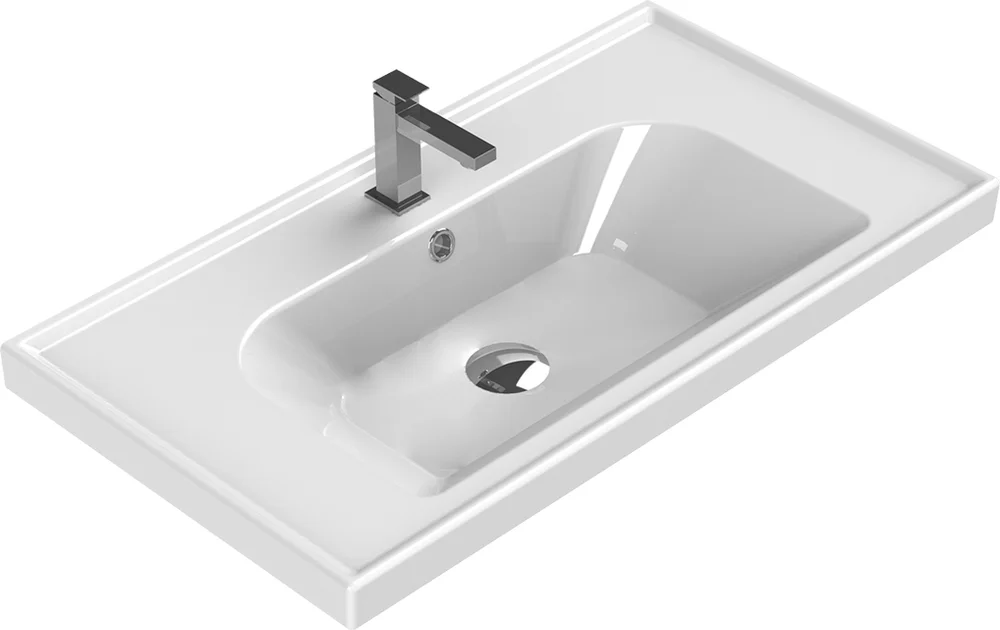 Тумба с раковиной Opadiris Фреш 80 белый - 5