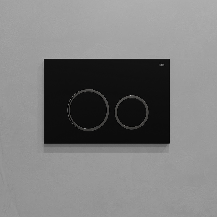 Клавиша смыва, универсальная, чёрная UNI03BCi77 - 3