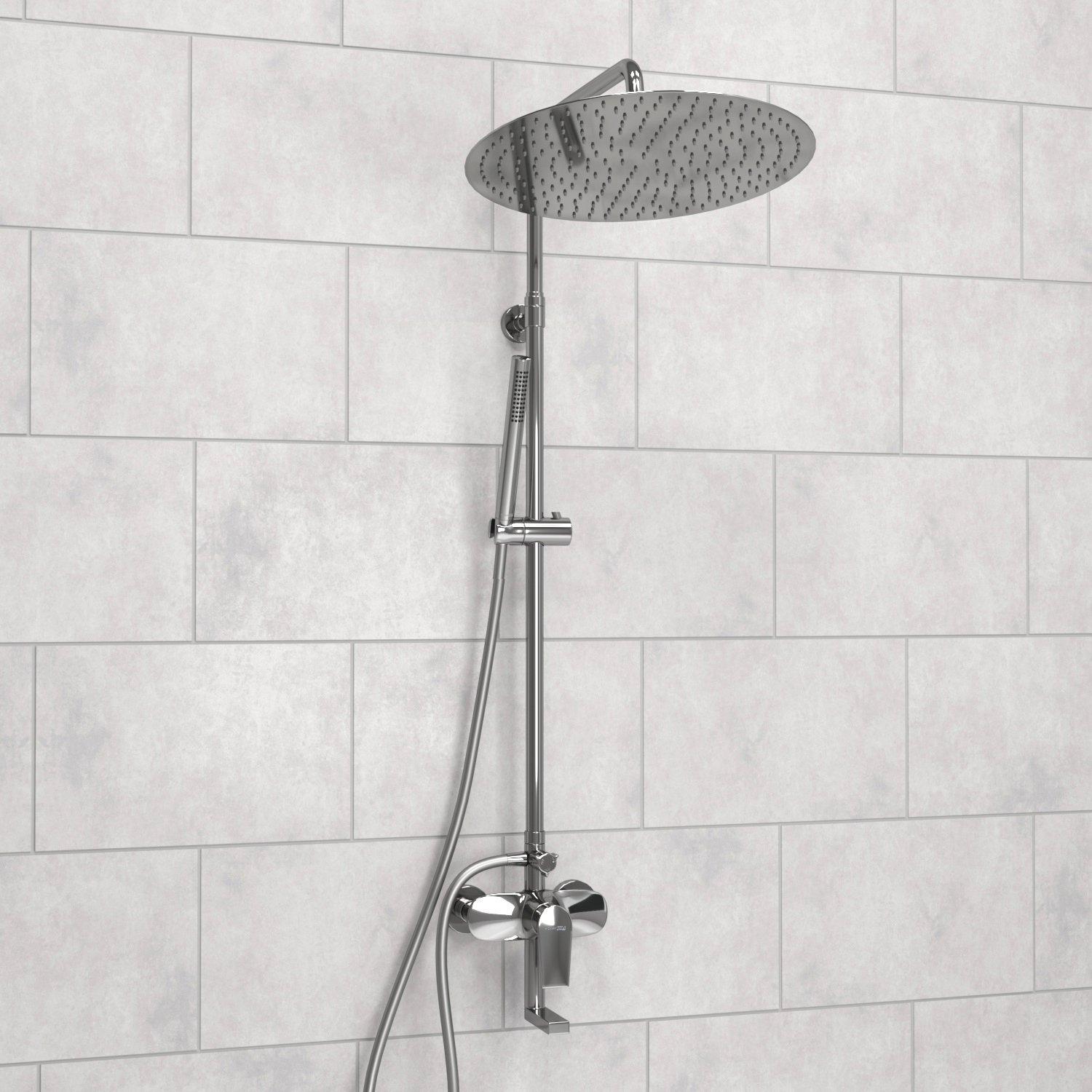 Душевая система WasserKraft 40 хром A166.117.137.087.CH - 1