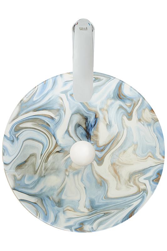 Раковина накладная Weltwasser WW ELBACH 3003 M814 40 голубой - серый  10000004553 - 1