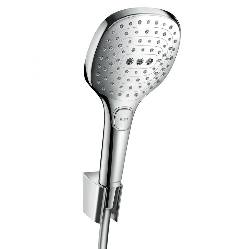 Душевой набор (гарнитур) с держателем и шлангом 125 см Hansgrohe Crometta 120 3jet Porter 26700000, хром - 0