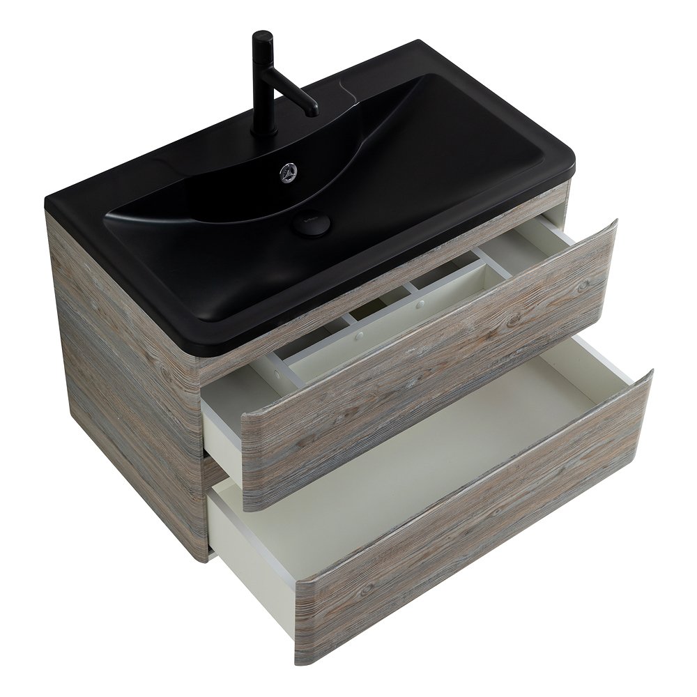 Тумба с раковиной BelBagno Albano 80 светлое дерево - 7