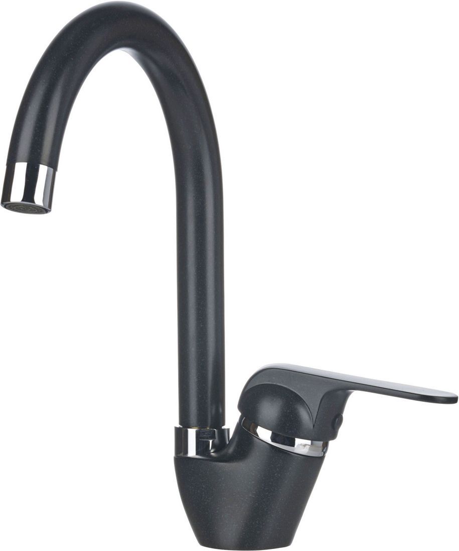 Смеситель Granula GR-1024 черный, для кухонной мойки - 0