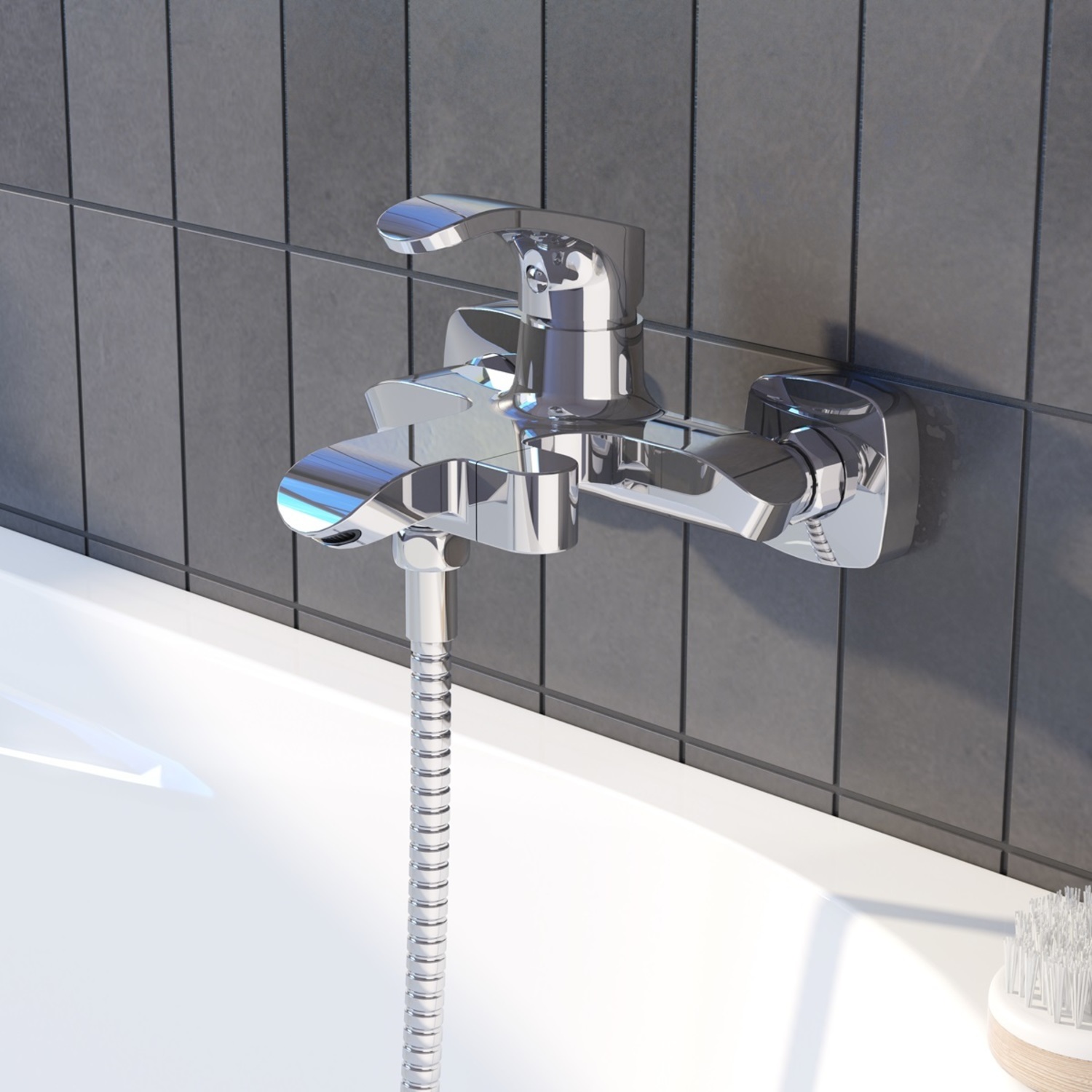 Смеситель IDDIS Joker для ванны с душем JOKSB00i02WA - 1