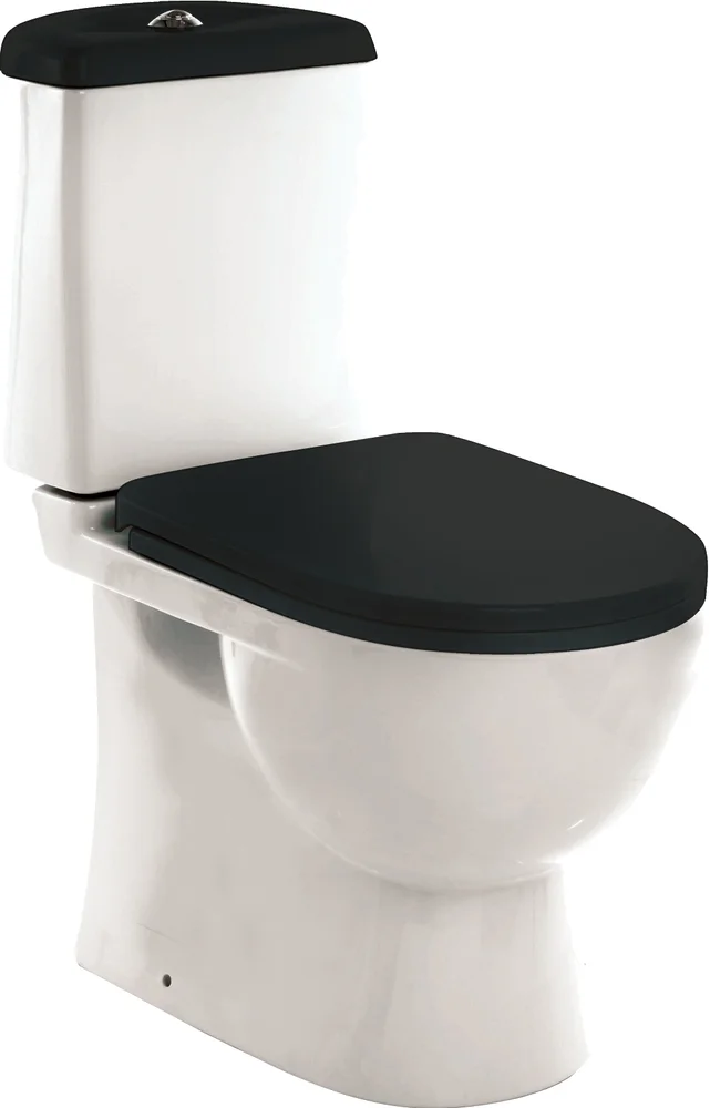 Унитаз-компакт Sanita luxe Best Color Black с микролифтом BSTSLCC06100522 - 0