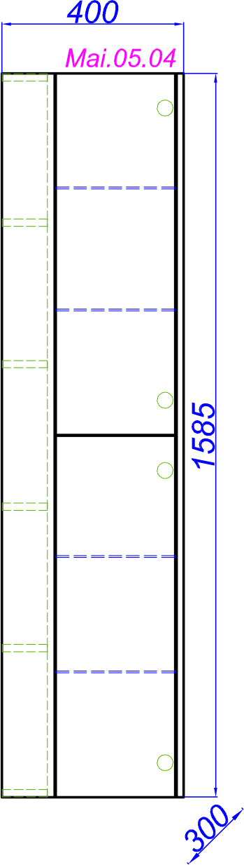 Шкаф-пенал Aqwella 5 stars Miami 40 Mai.05.04 - 6