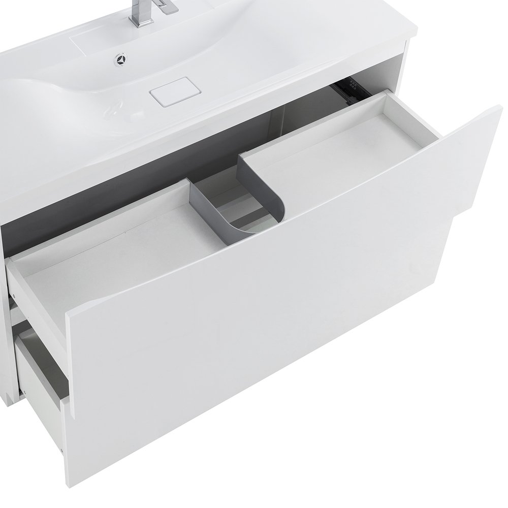 Тумба с раковиной BelBagno Marino 80 белый - 4