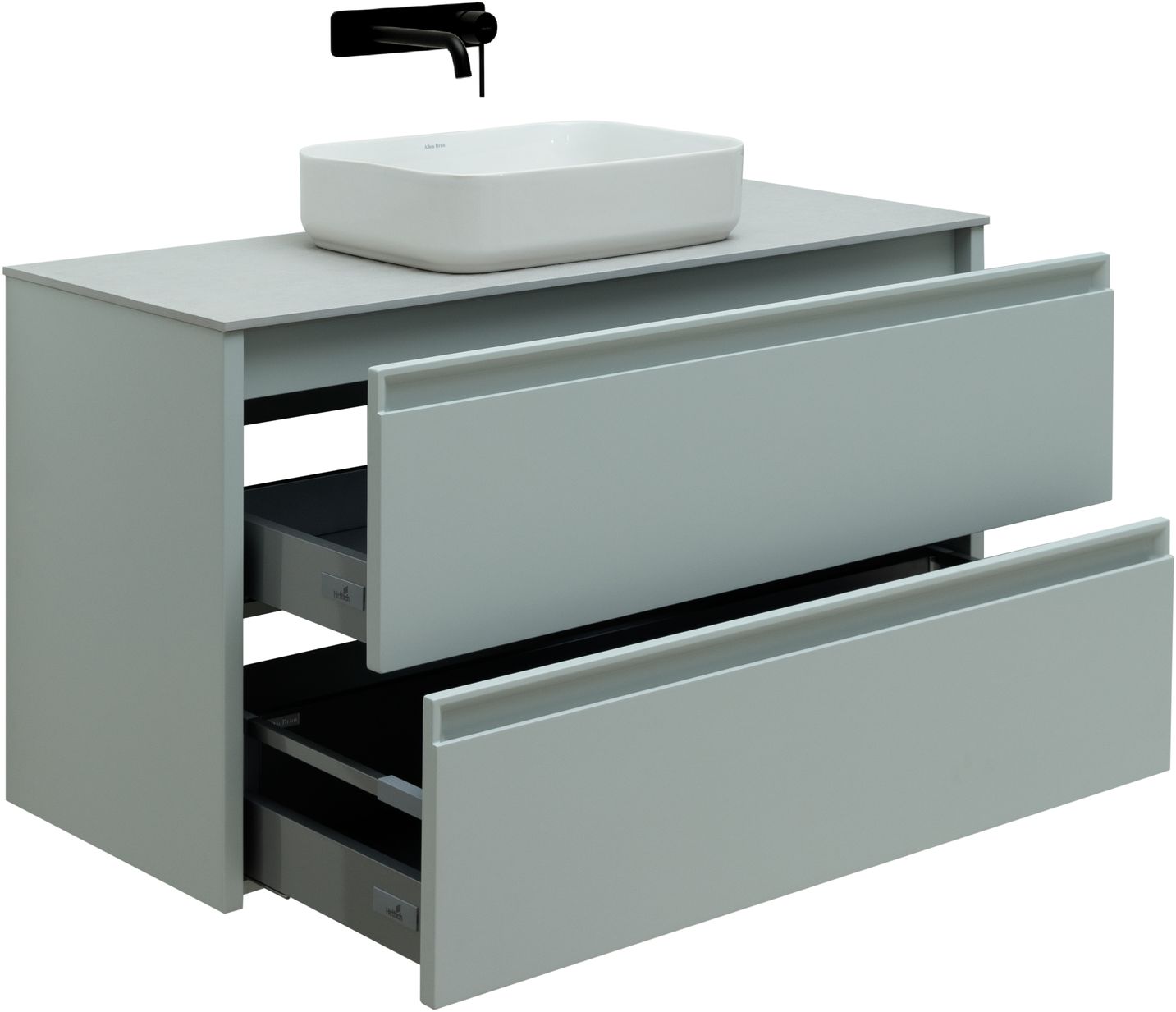 Тумба под раковину Allen Brau Fantasy 120 светло - зеленый матовый 1.11005.PWM - 6