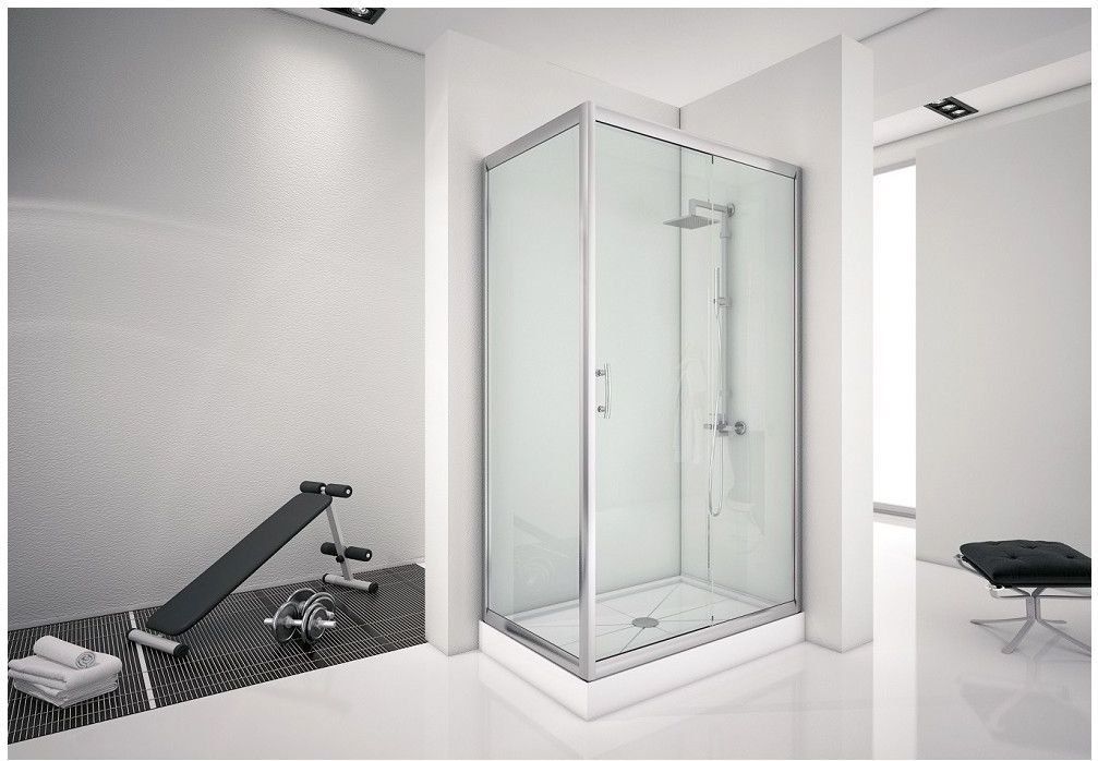 Душевой уголок Aquanet Alfa NAA1131 800х1400х2000 стекло прозрачное, профиль хром 168418 - 2