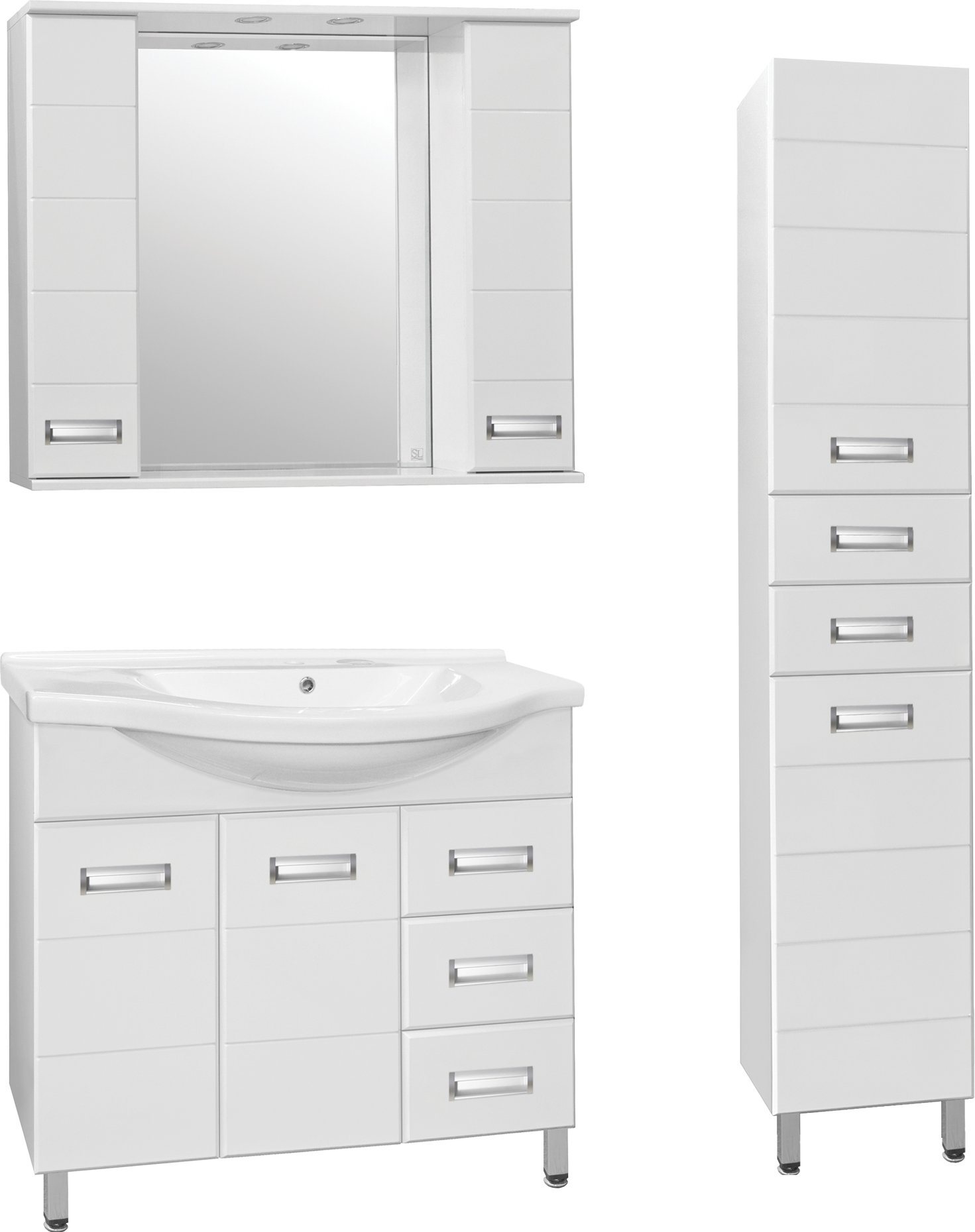 Зеркало-шкаф Style Line Ирис 100/С белый ЛС-00000175 - 3