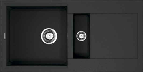 Мойка кухонная Omoikiri Sakaime 86-2-BL черная 4993117 - 0