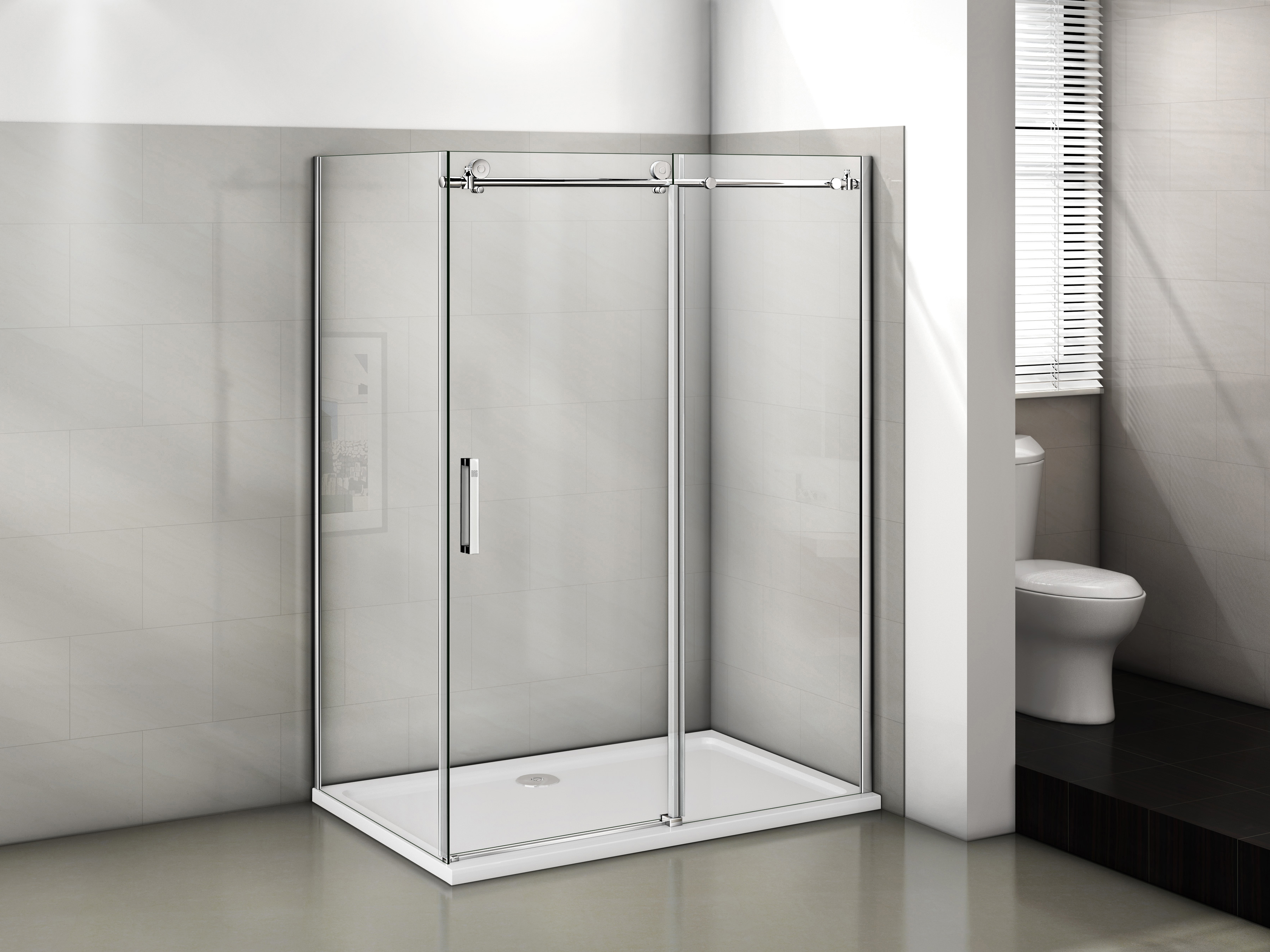 Душевой уголок Good Door Puerta WTW+SP-C-CH 130x80 - 2