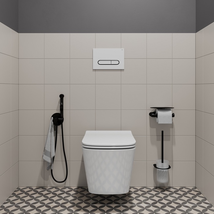 Клавиша смыва, универсальная, белая UNI01WBi77 - 2