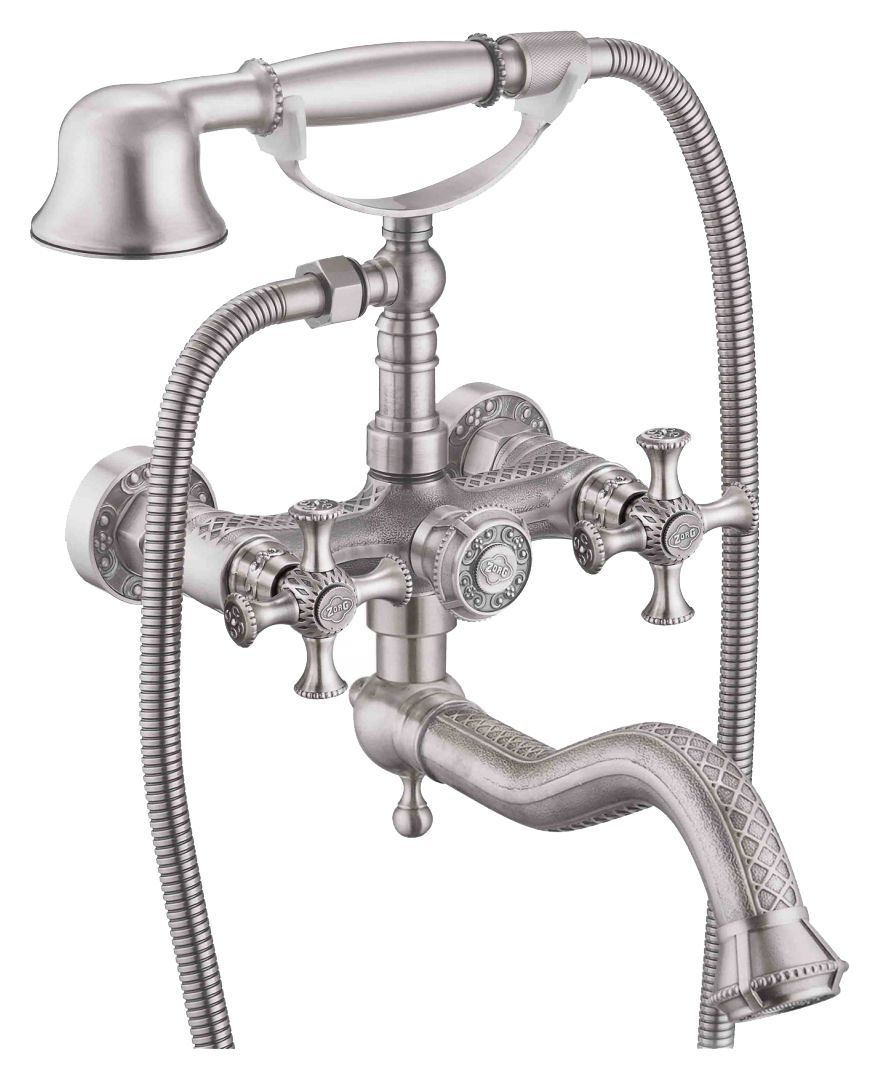 Смеситель Zorg Antic A 7000W-SL для ванны с душем - 0