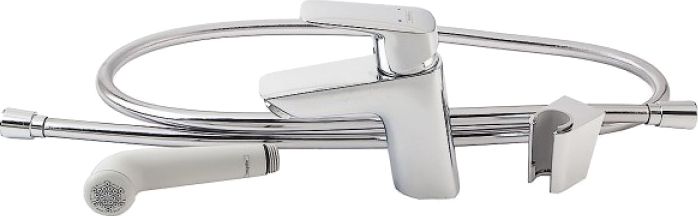 Смеситель Hansgrohe Logis 71290000 для раковины с гигиеническим душем - 5
