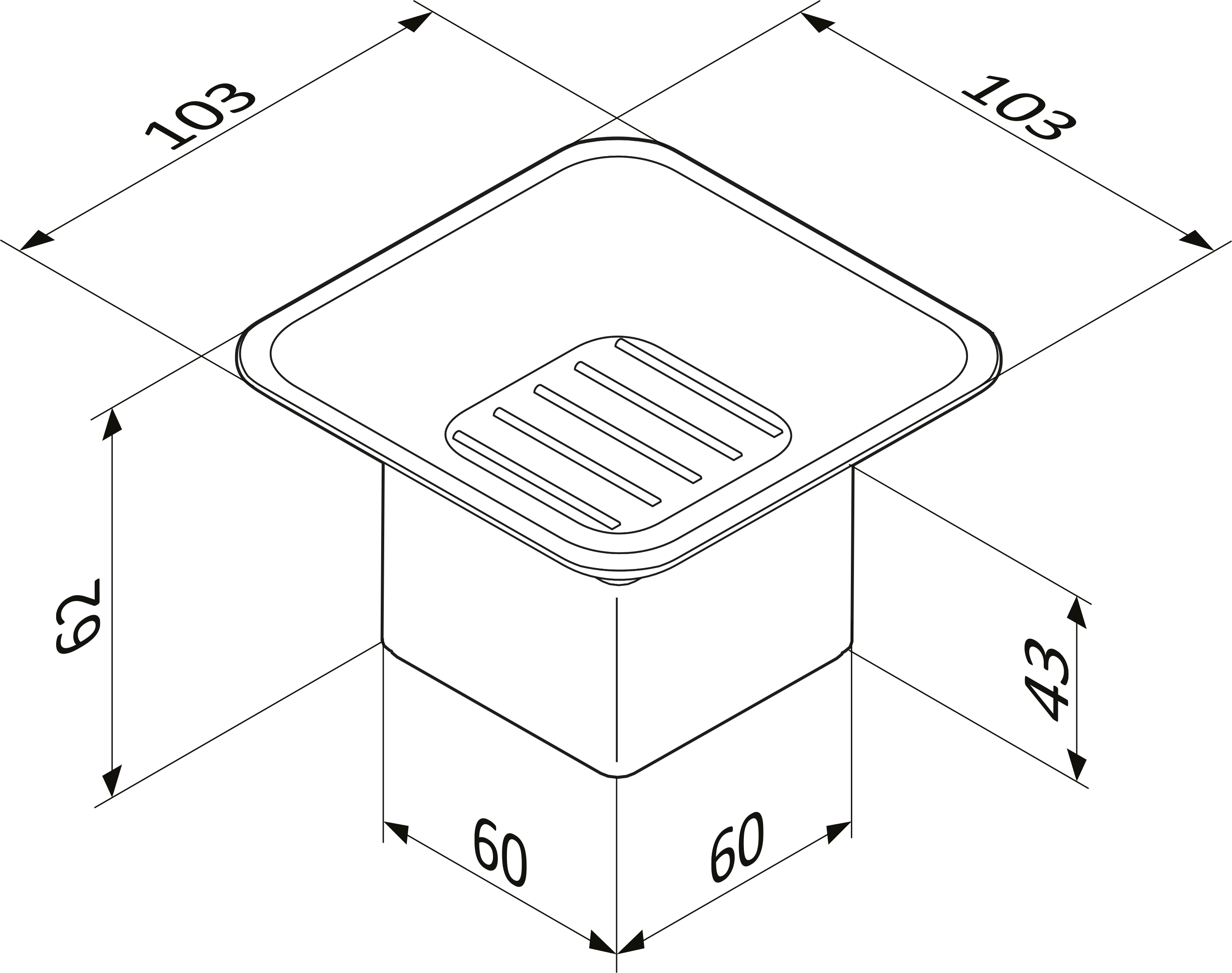 Мыльница STWORKI Стокгольм HASG31200 - 2