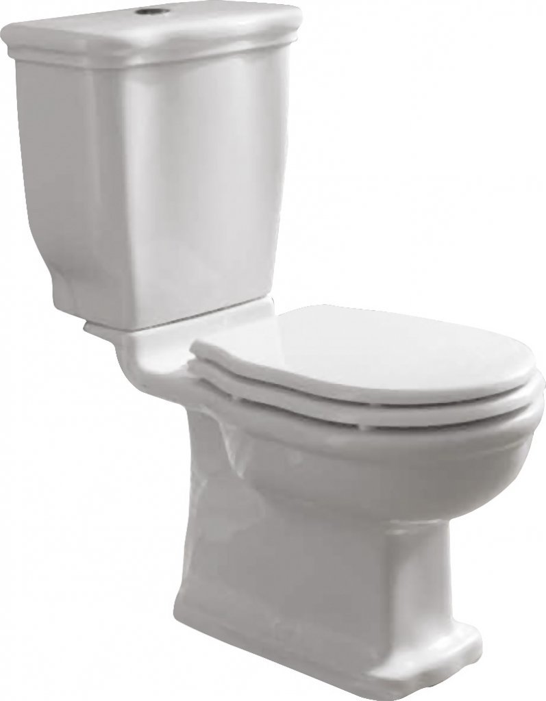 Унитаз-компакт BelBagno Boheme, вертикальный выпуск - 0