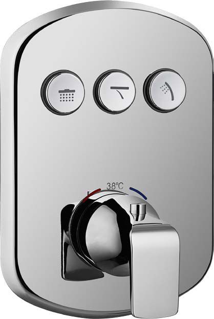 Термостат Cezares Globo-F-VDIM3-TB-01 с внутренней частью, для душа - 0