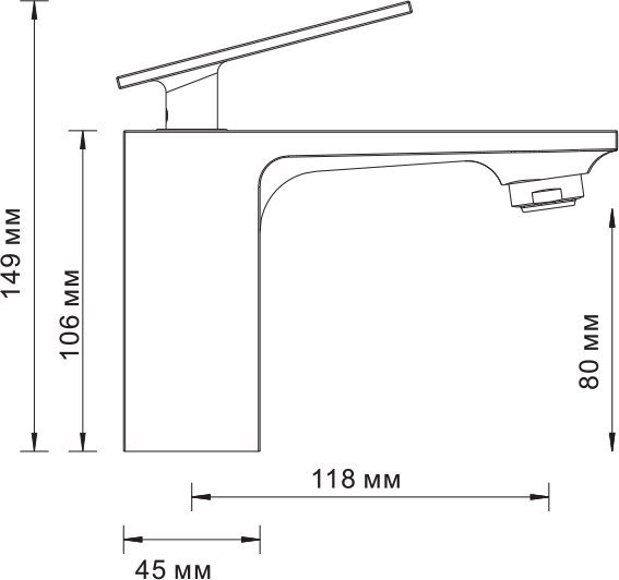 Смеситель Wasserkraft Alme 1503 для раковины - 5