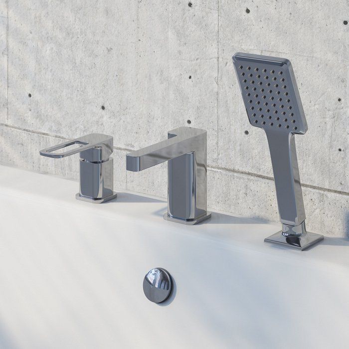 Смеситель Iddis Slide SLISB30i07 на борт ванны - 1