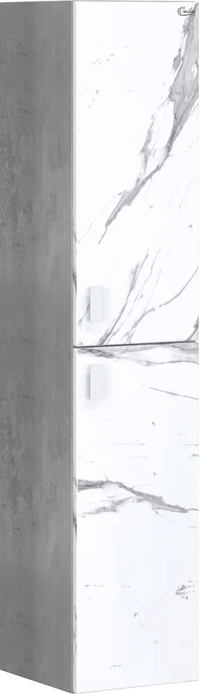 Шкаф-пенал Onika Марбл 30 R мрамор/камень бетонный  403076 - 0