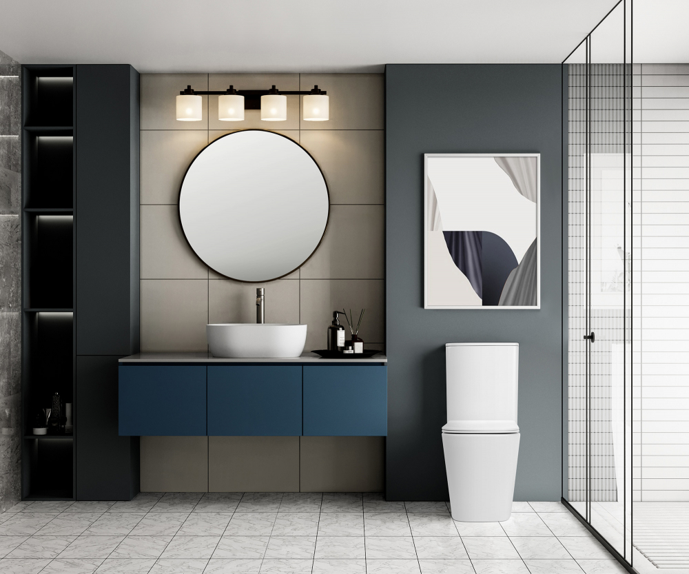 Унитаз ABBER Rechteck AC1210TMW компакт белый матовый, безободковый, смыв торнадо - 1