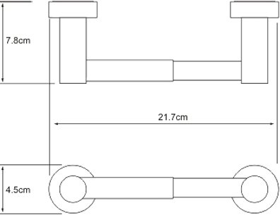 Держатель туалетной бумаги Wasserkraft Donau K-9422 - 2